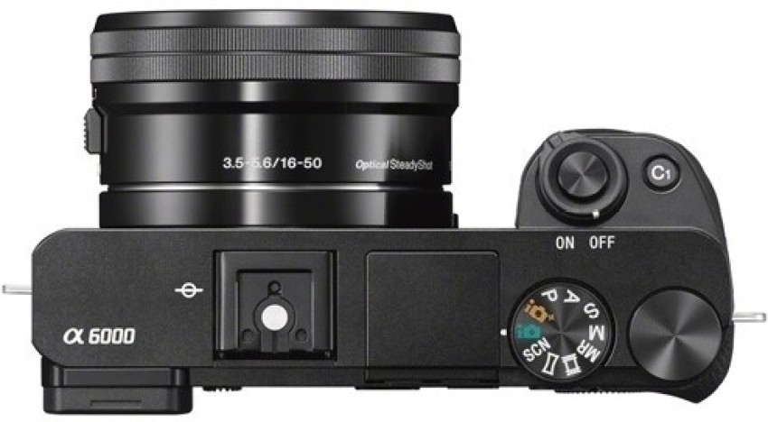 SONY ILCE-6000L/B IN5 Mirrorless Camera Body with Single Lens: 16