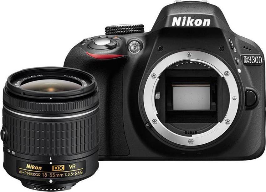 NIKON D3300 DSLR Camera (Body with AF-P 18-55 mm F/3.5-5.6G VR + 