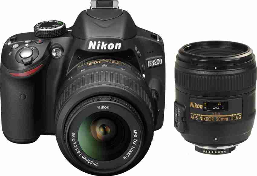 NIKON D3200 Camera with AF-S NIKKOR 18-55 mm 1:3.5-5.6 GII DX VR