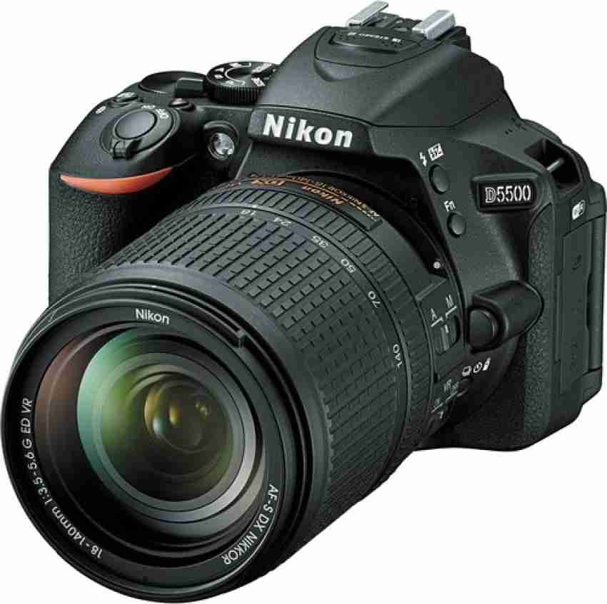 NIKON D5500 DSLR Camera Body with Single Lens: AF-S 18-140mm VR ...