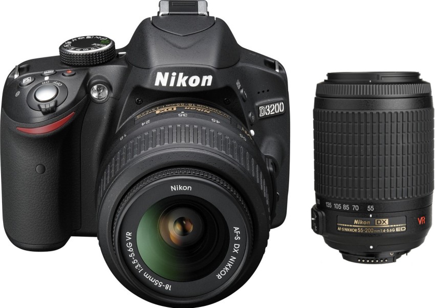 Buy NIKON D3200 with (AF-S 18-55 mm VRII + AF-S - Flipkart.com