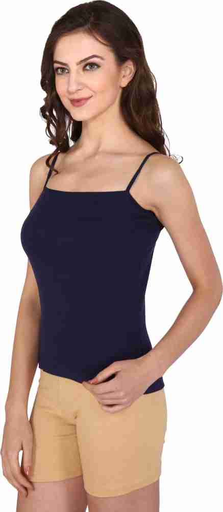 BRALUX Women Camisole - Buy Navy Blue BRALUX Women Camisole Online at Best  Prices in India