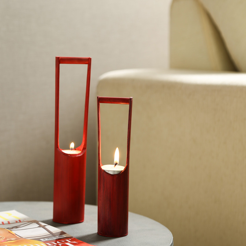 Bamboo 2025 candle holder