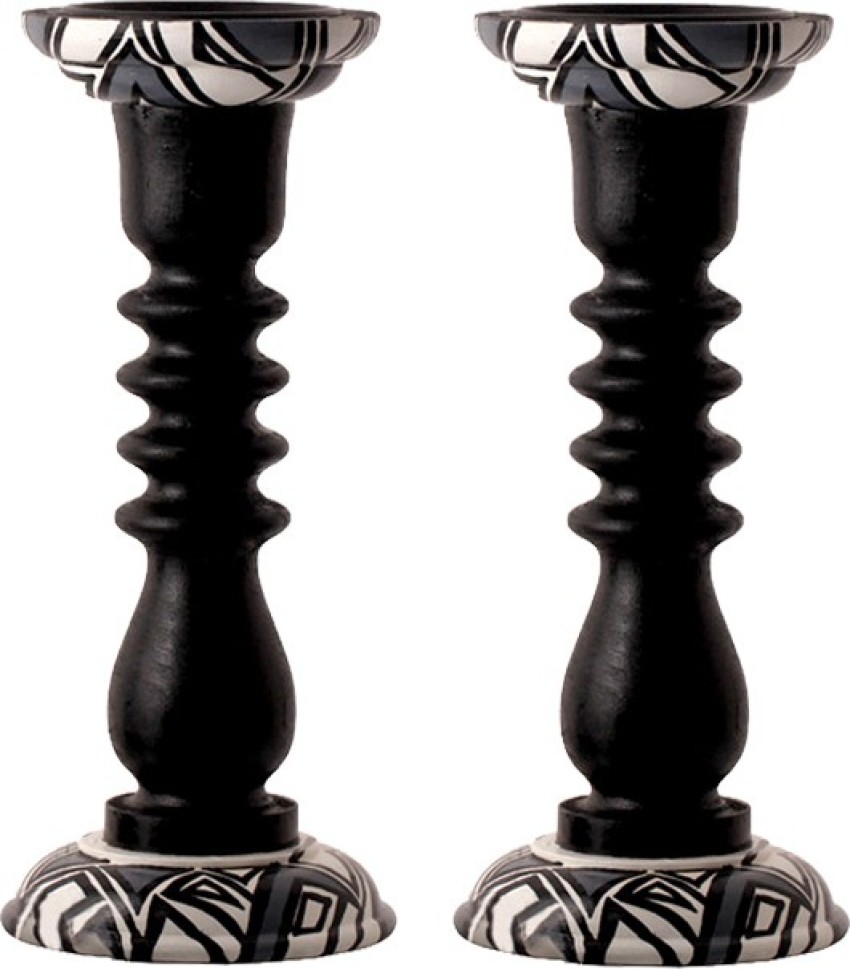 Rang Rage Wood Candle Holder Set Price in India - Buy Rang Rage Wood Candle  Holder Set online at