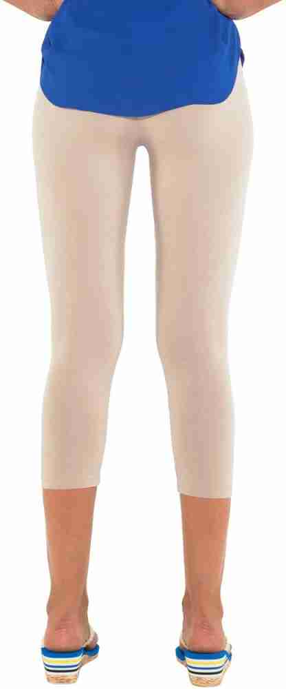 Buy online Beige Cotton Capri Leggings Capris from Capris & Leggings for  Women by The Runner for ₹339 at 15% off