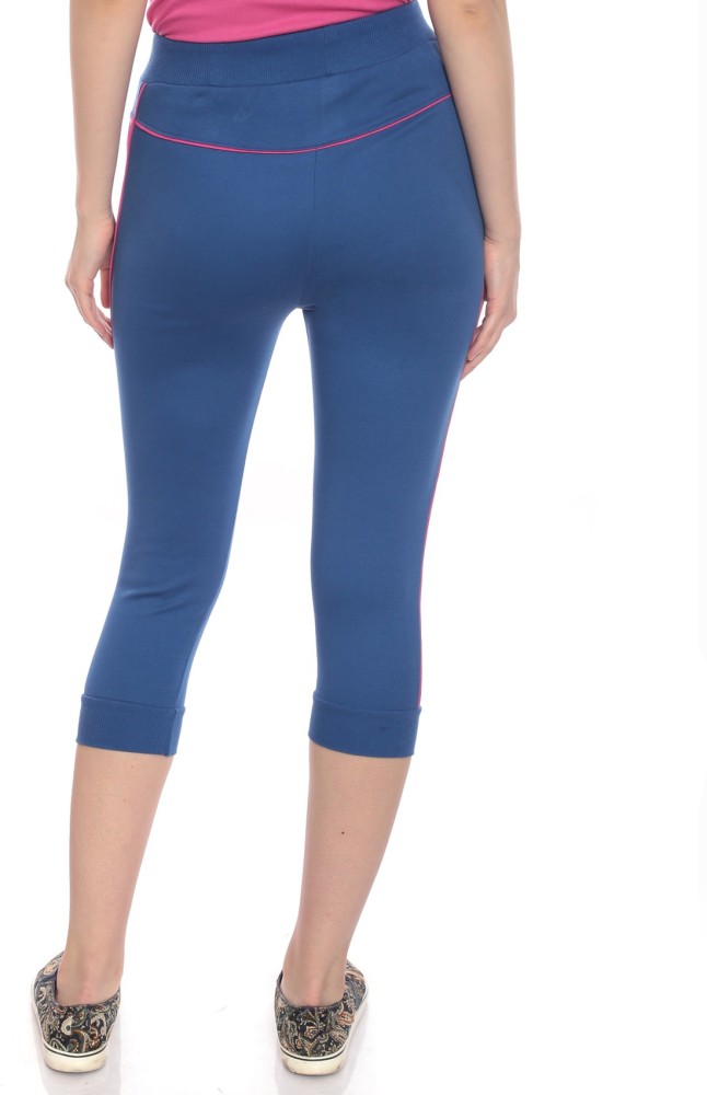 GOLDSTROMS Women Blue Capri - Buy Blue GOLDSTROMS Women Blue Capri