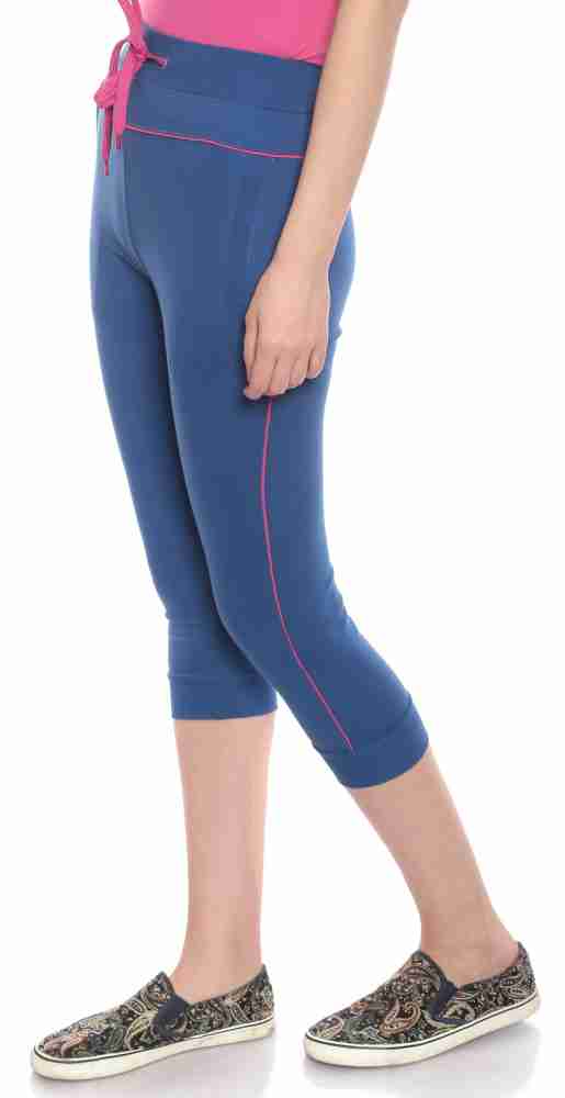 GOLDSTROMS Women Blue Capri - Buy Blue GOLDSTROMS Women Blue Capri