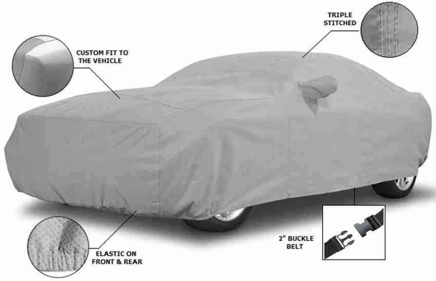 Covercraft Custom Fit Car Cover for Honda Fit Noah Series Fabric, Gray - 2