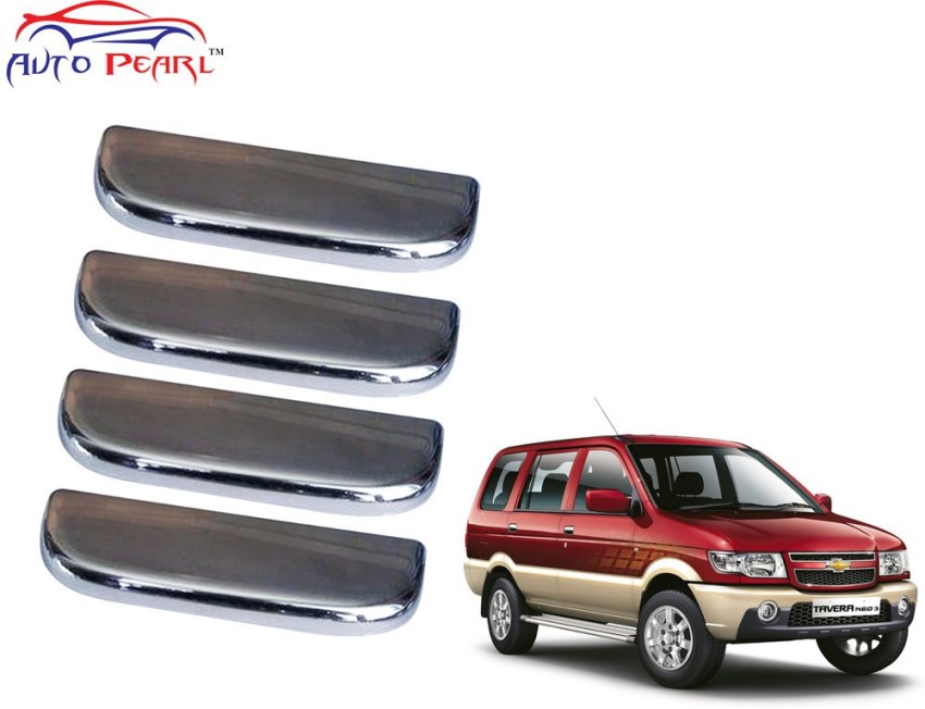  eLoveQ Polished Chrome 4 Door Handle Cover Covers for