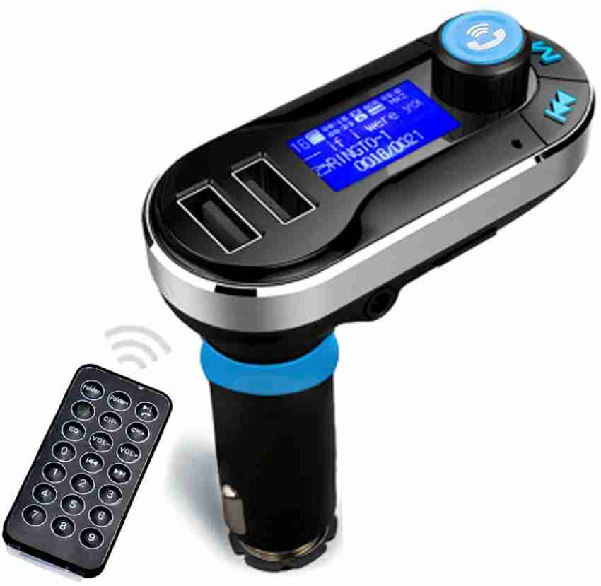 ENEM Wireless Bluetooth FM Transmitter Car Kit Mp3 Player Device with Hands  free, Dual USB Charging and Remote - Supports 3.5 mm Aux In, Pen Drive &  Micro SD Card MP3 Car FM Modulator Price in India - Buy ENEM Wireless  Bluetooth FM