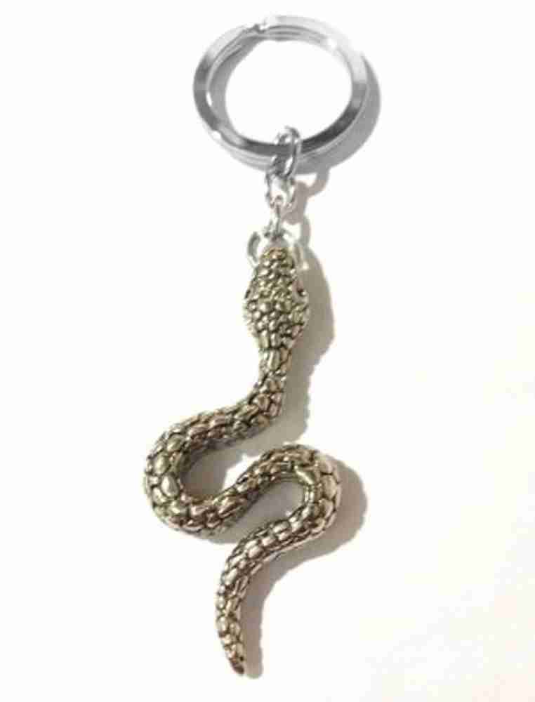 Aura Imported Full Metal Snake Nagin Shape Locking Key Chain Buy