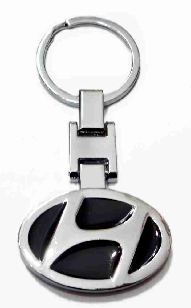 Hyundai logo keychain top