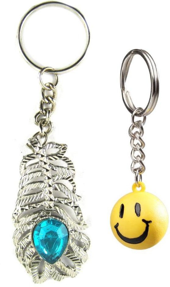 Chainz Omg simple metal and smiley ball Key Chain - Buy Chainz Omg