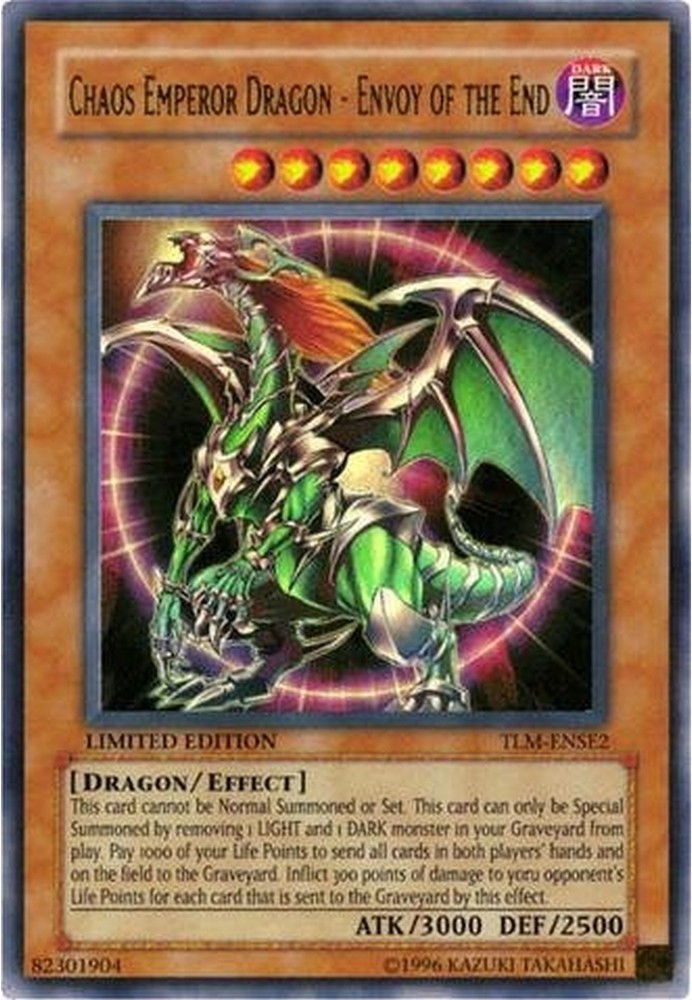 Yu-Gi-Oh Limited Edition Chaos Emperor Dragon - Envoy of The store End 1996