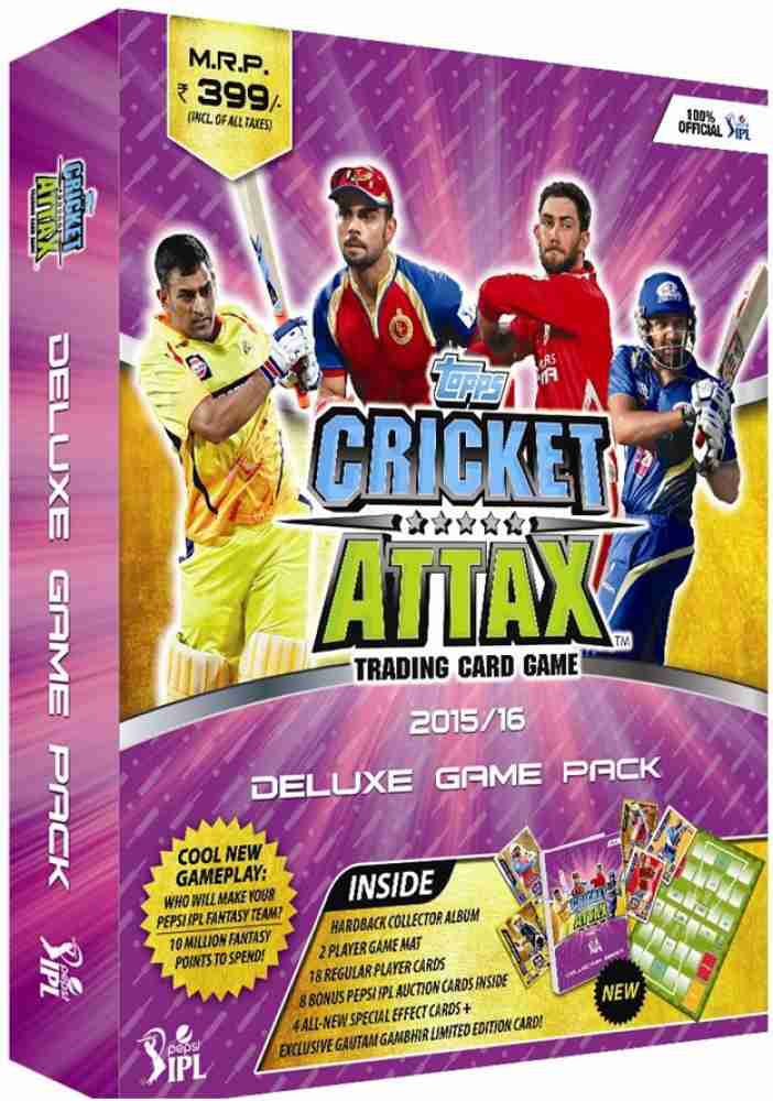 Topps Cricket Attax IPL 2015 16 Deluxe Game Pack Cricket Attax