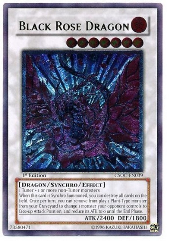 Yu-Gi-Oh! Yu-Gi-Oh! - Black Rose Dragon (CSOC-EN039) - Crossroads