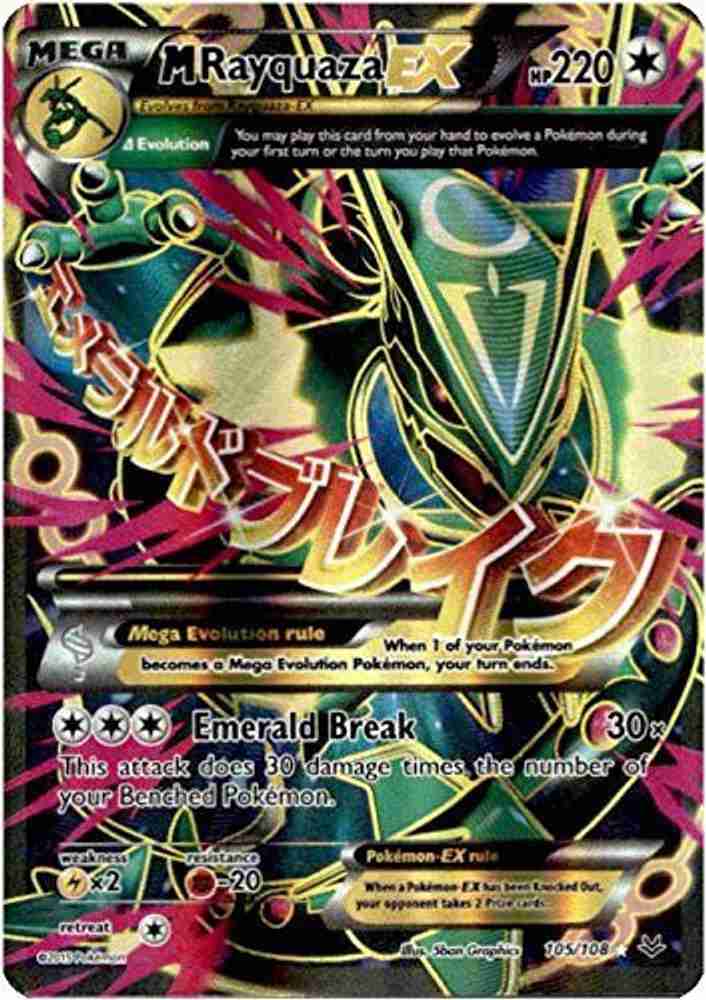 Buy Pokemon - Mega-Rayquaza-EX (105/108) - XY Roaring Skies - Holo