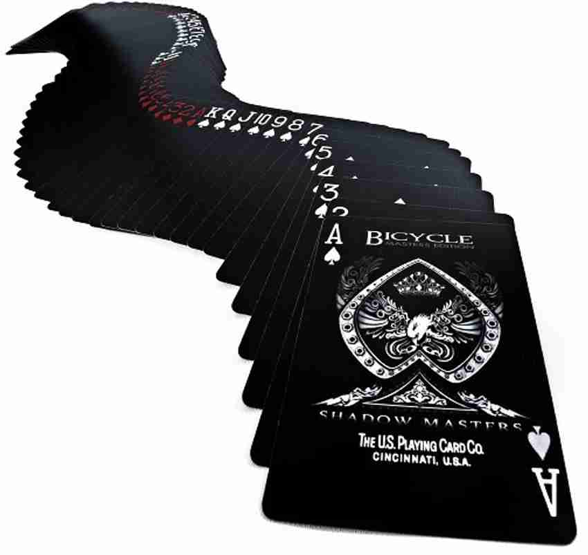 Ellusionist Bicycle Shadow Masters Playing Cards BLACK Deck