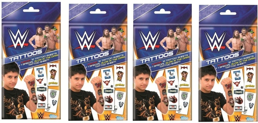 WWE Vending Stickers and Tattoos