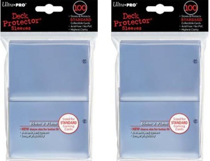 Ultra Pro 200 Ultrapro Clear Deck Protector Sleeves 2Packs