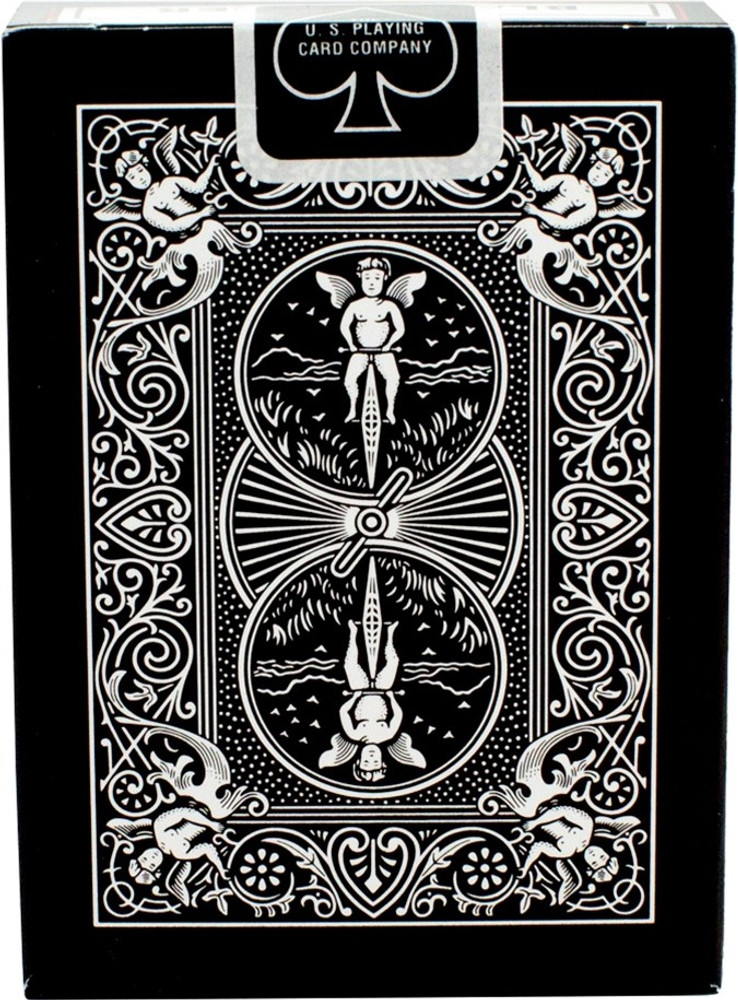 Bicycle black spider deck 2025