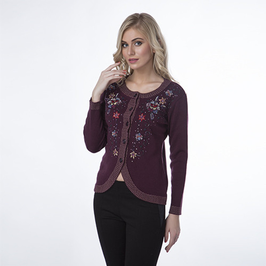 VIRSA Women Button Self Design Cardigan Price in India Buy VIRSA