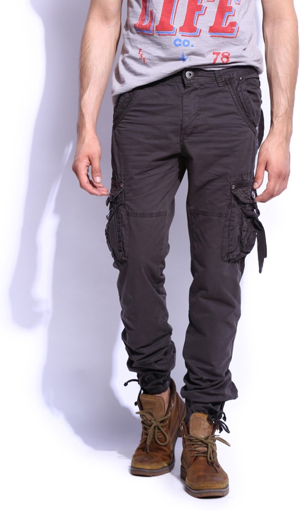 Roadster Men Cargos  Buy Dk Grey Roadster Men Cargos Online at Best  Prices in India  Flipkartcom