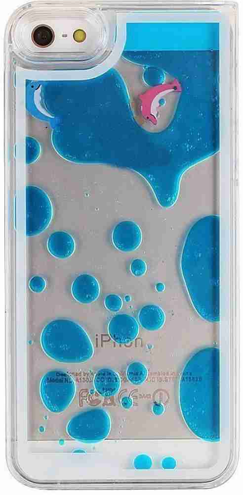 Hyperboles Back Cover for 3D Liquid Flow Blue Water with 2 Fishes