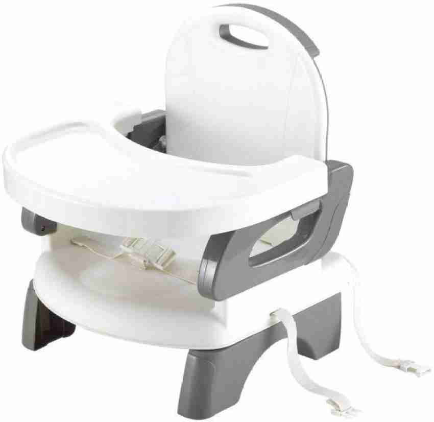 Foldable booster seat clearance feeding