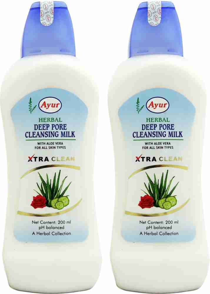 Buy Ayur Herbal Deep Pore Cleansing Milk, 500ml Online at Low Prices in  India 