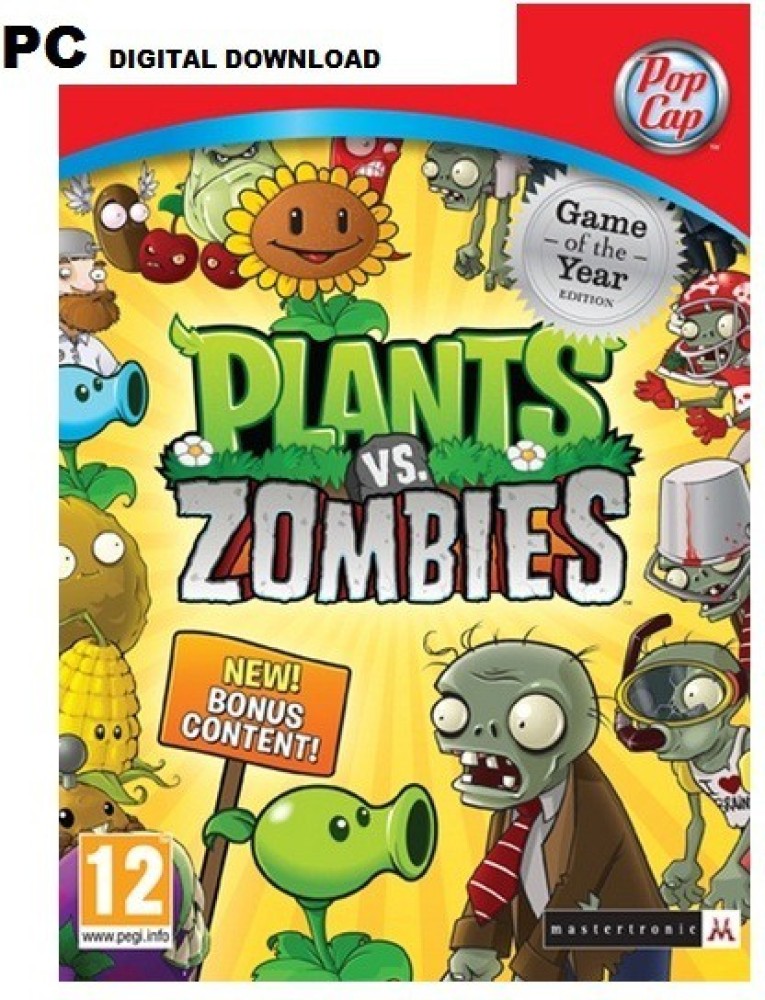 Plants Vs Zombies Game of the Year Edition (PC CD)