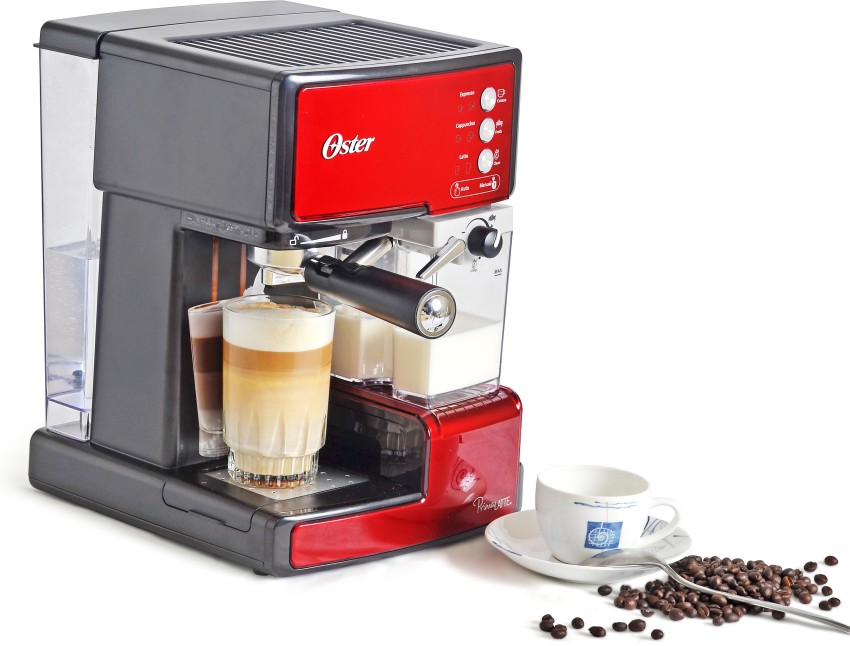 Buy Oster 2 Cups Prima Latte Coffee Maker Red [6601R] Online