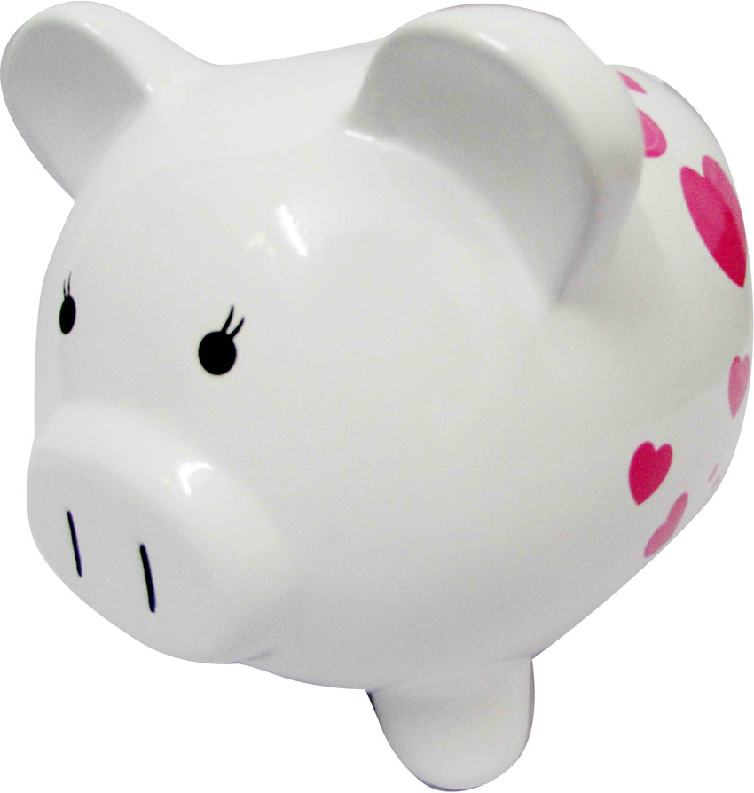 Buddyboo Kids Pig Shaped Kiddy Bank Big Size Pink Coin Bank