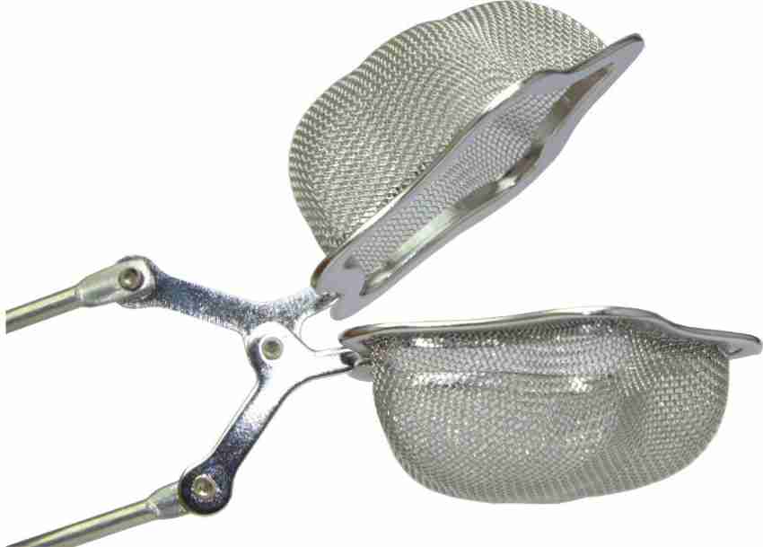  2 Pack Small Fine Mesh Tea Strainers with Bowl