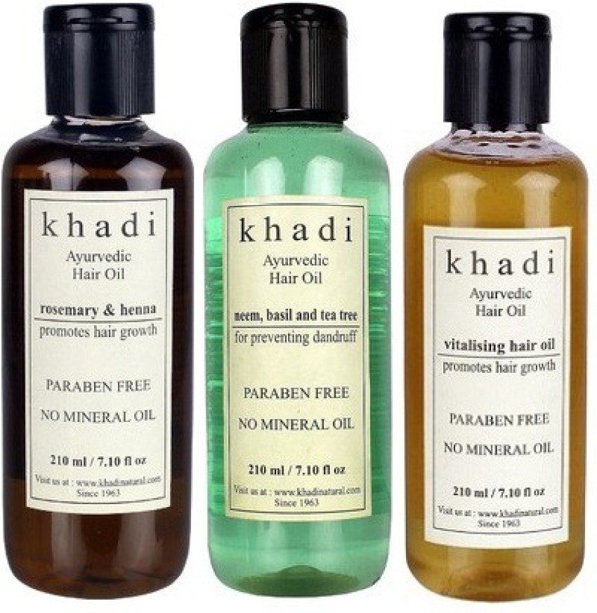 KHADI NATURAL Hair Oil Without Mineral Water Price in India