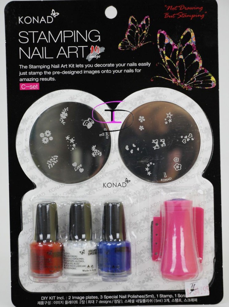 KONAD Stamping Nail Art Kit - Set C Price in India - Buy KONAD