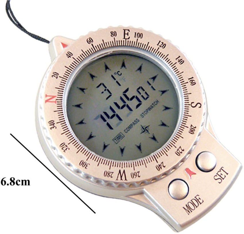 JM 3 In 1 Digital Thermometer Clock Hiking Camping Outdoor Compass - Buy JM  3 In 1 Digital Thermometer Clock Hiking Camping Outdoor Compass Online at  Best Prices in India - Sports & Fitness