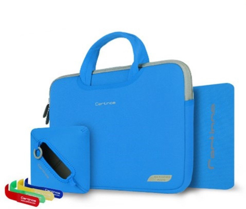 Cartinoe Blue Cartinoe Breath Series Zipper Nylon Notebook Bag For