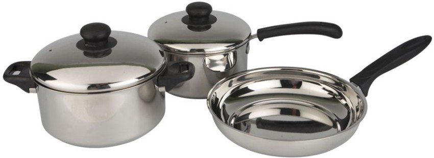 Butterfly stainless steel cookware combo online pack