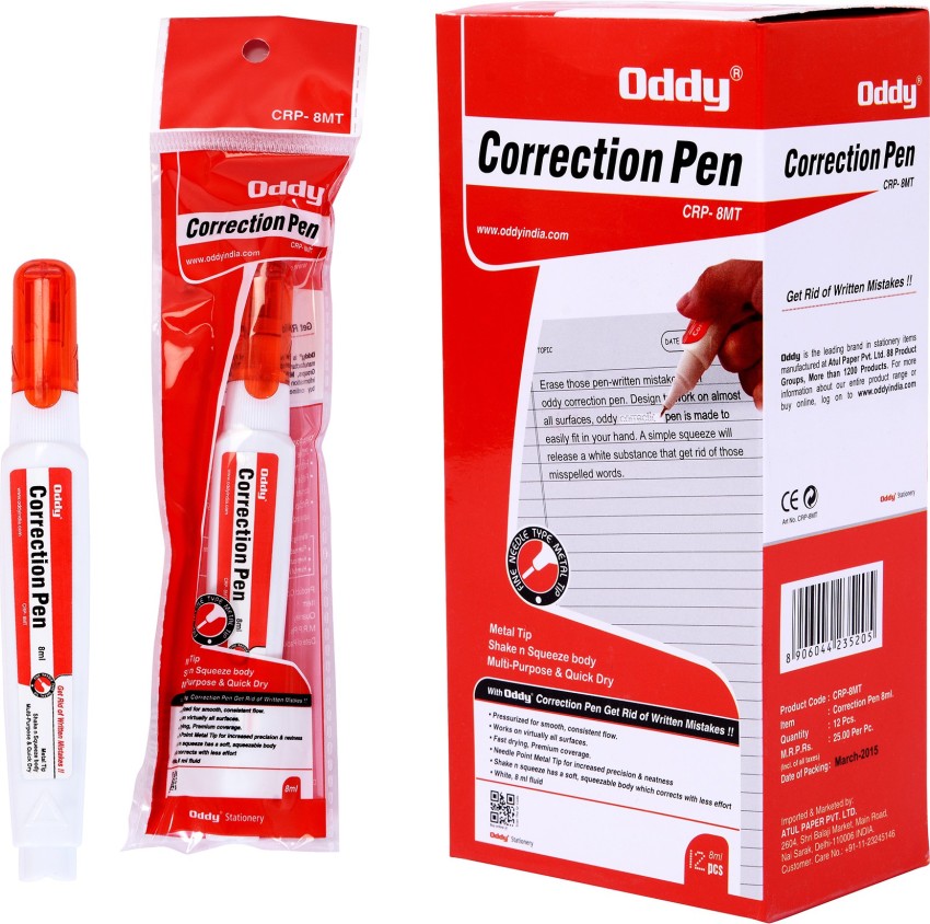 Tipp-Ex Correction Pen -Shake 'N Squeeze -0.8ml Correction Fluid