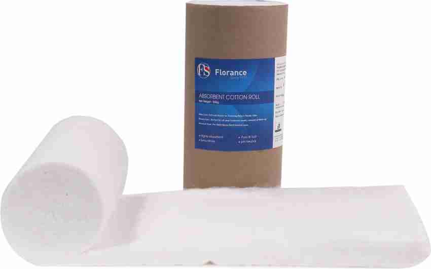 Florance Absorbent Cotton Roll Net Wt. 500g - Price in India, Buy Florance Absorbent  Cotton Roll Net Wt. 500g Online In India, Reviews, Ratings & Features