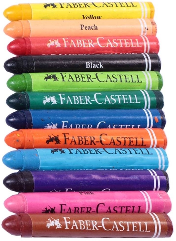 Faber Castell Wax Crayon, Packaging Type: Box at Rs 250/pack in Ahmedabad