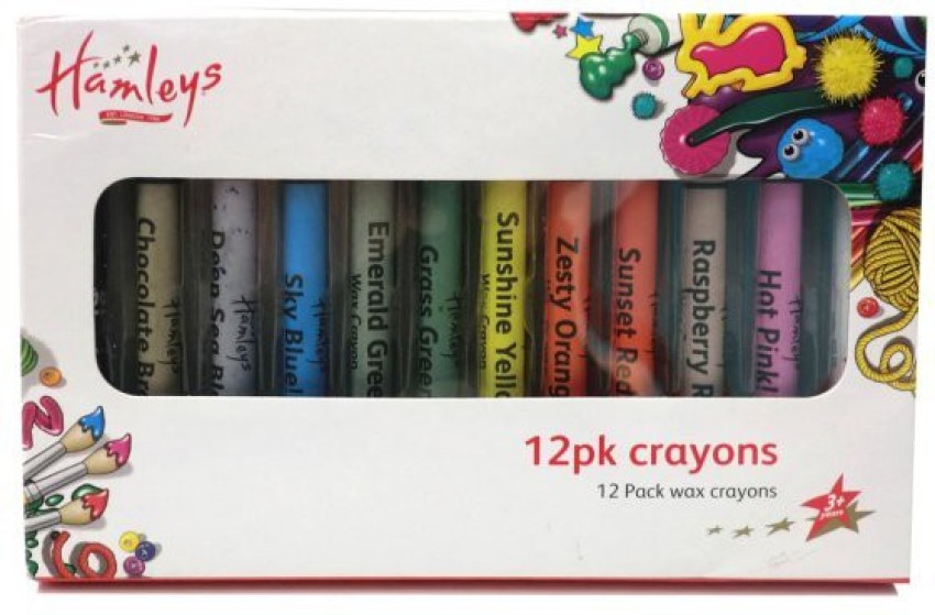 12 crayons gras