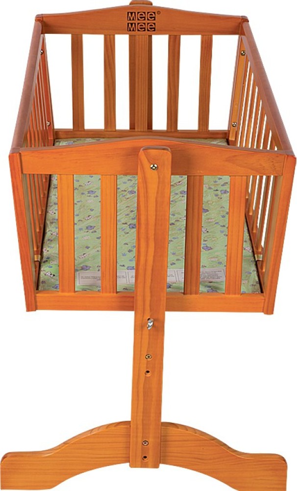 MeeMee Baby Wooden Cradle with Mosquito Net Buy Baby Care Products in India Flipkart