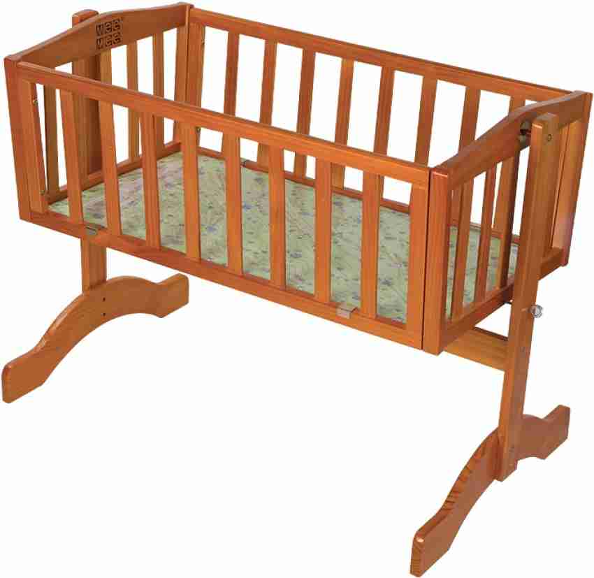 MeeMee Baby Wooden Cradle with Mosquito Net Buy Baby Care Products in India Flipkart