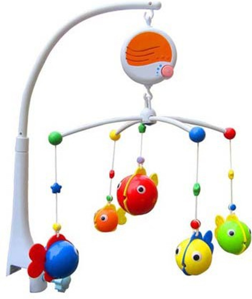 GoAppuGo Baby Musical Cot Mobile Hanging Toys for New Born Cribs Beds Baby Musical Cot Mobile Hanging Toys for New Born Cribs Beds Buy Fish toys in India. shop for