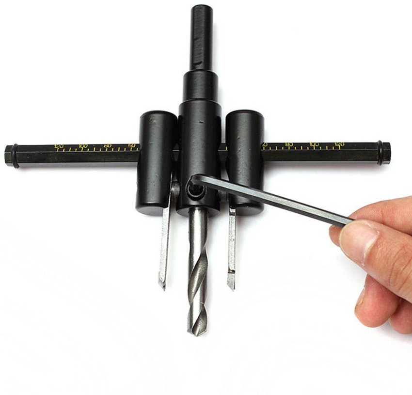 DIY Crafts Work Adjustable Metal Wood Circle Hole Saw Drill Bit