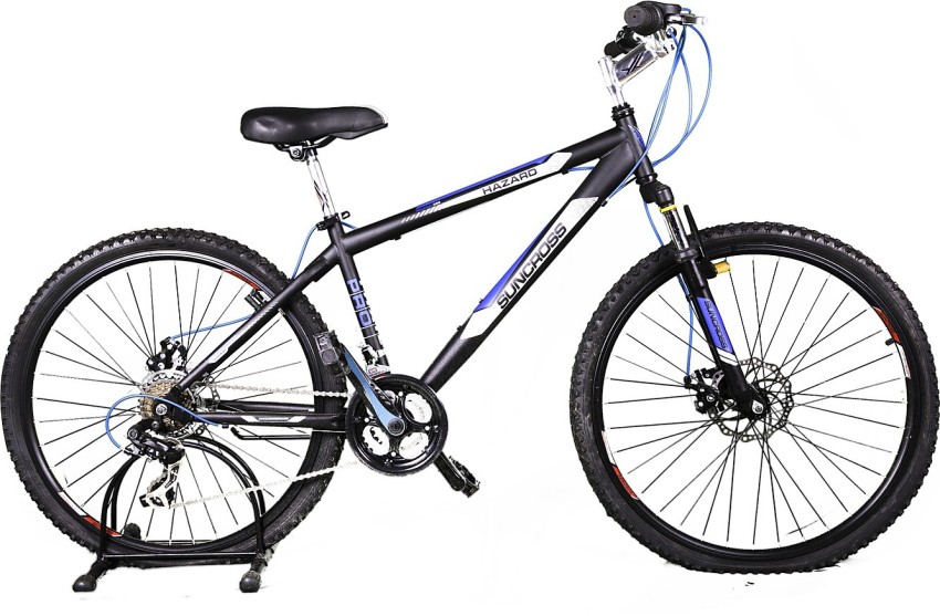 SUNCROSS Hazard 26 MS Dual Disc Black Blue 26 T Mountain Hardtail