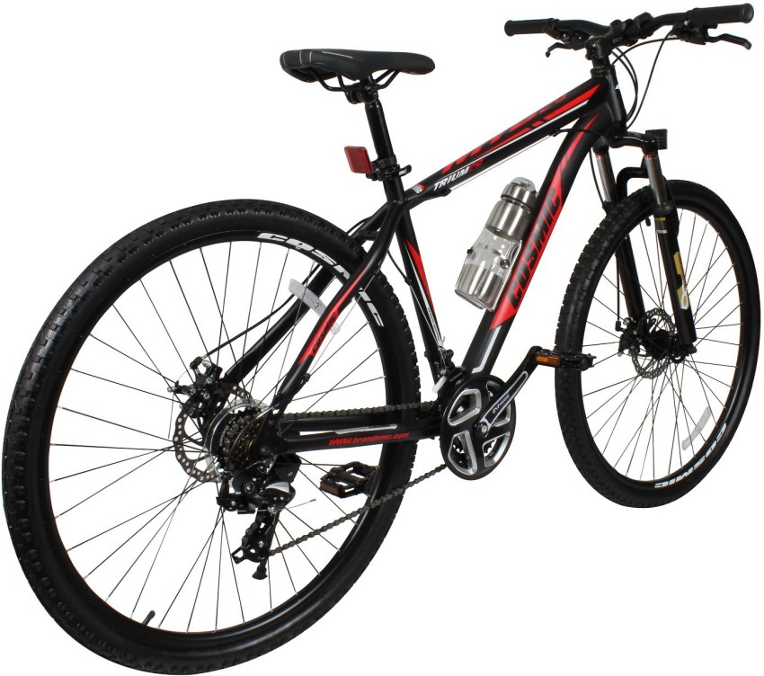 COSMIC TRIUM 29 INCH 21 SPEED HARDTRAIL BICYCLE BLACK RED