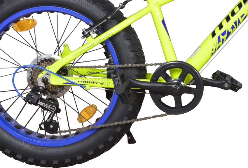 Montra BIGBOY 20 6 Speed 20 T Fat Tyre Cycle Price in India Buy Montra BIGBOY 20 6 Speed 20 T Fat Tyre Cycle online at Flipkart